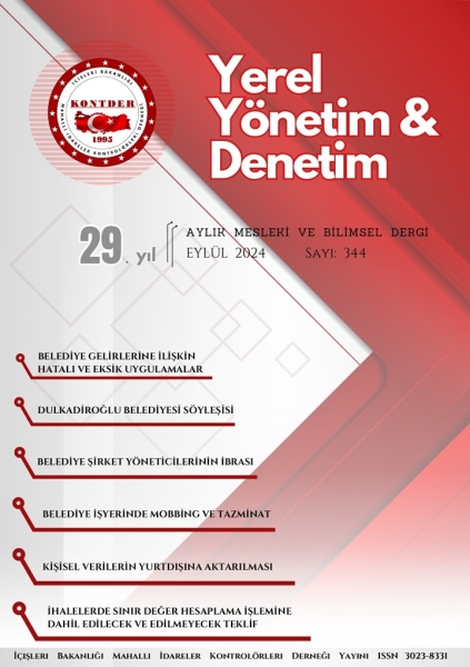 YEREL YÖNETİM VE DENETİM DERGİSİ Eylül 2024