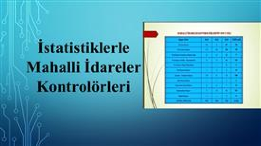 İstatistiklerle Mahalli İdareler Kontrolörleri