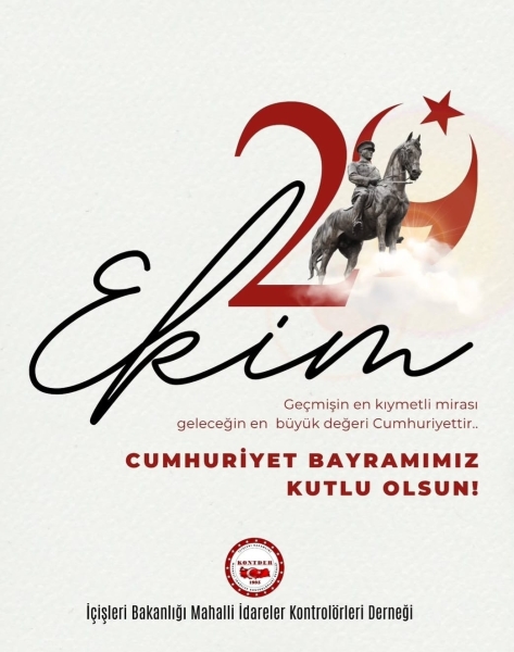 29 Ekim Cumhuriyet Bayramımız Kutlu Olsun